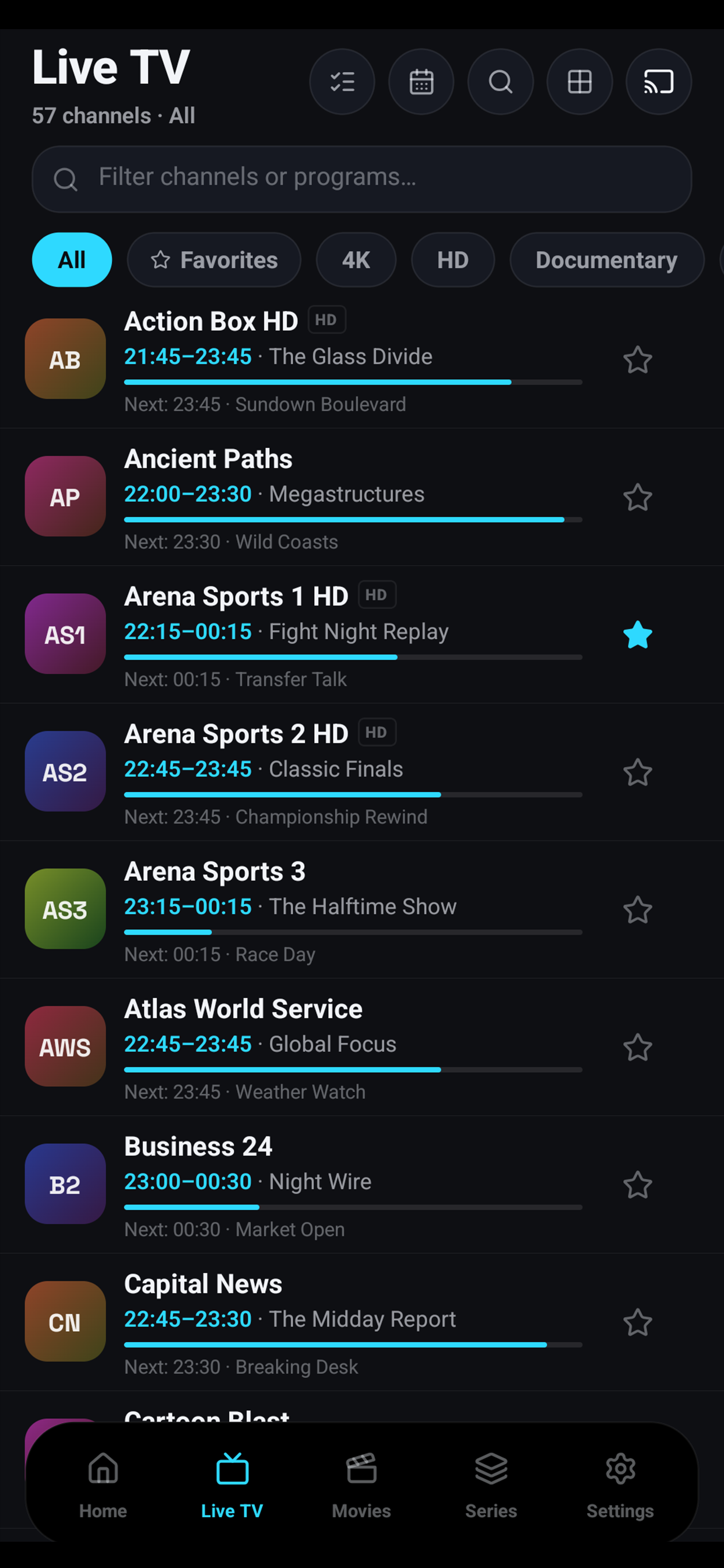 Live TV
